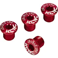 Kcnc MTB SPB004 Kettenblattschrauben 4er Pack rot 2023 Zubehör Antrieb