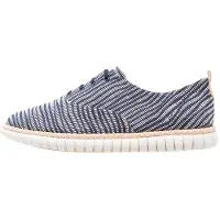 Sonstige Verlage Clarks MZT Blithe Halbschuhe für Damen aus marineblauem und weißem Stoff 38