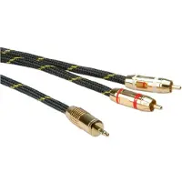 Roline GOLD Audio 3.5mm - 2x Cinch