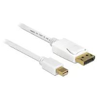 DeLOCK 83482, 2 m, Mini DisplayPort, DisplayPort, Männlich, Männlich, 3840 x 2160 Pixel