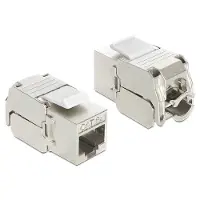 DeLOCK 86205, Metallisch, RJ45, LSA, 16 mm, 37,8 mm, 21,9 mm