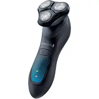 Remington XR1430, Rotationstrasierer, Schwarz, Blau, Edelstahl, Batterie/Akku, Lithium, Eingebaut