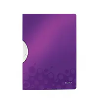 Leitz ColorClip WOW, A4, Polyoxymethylen (POM), Polypropylen (PP), Violett, 30 Blätter, 80 g/m², 222 mm