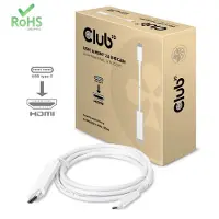 Club 3D CLUB3D USB C auf HDMI 2.0 UHD Kabel Aktiv 1.8M, 1,8 m, USB C, HDMI Typ A (Standard), Männlich, Männlich, Gerade