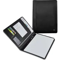 Desq Schreibmappe 3682 Business Classy, schwarz, Kunstleder, A4